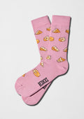 Calcetines con diseño de queso en rosa - BeCheese Pink - BESOCKS