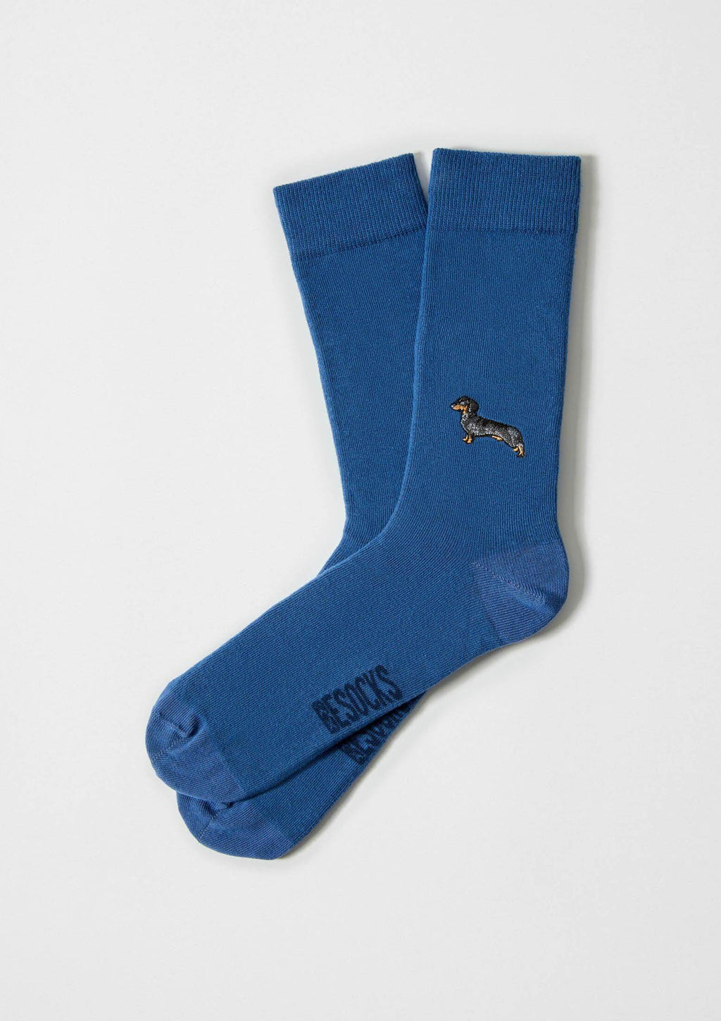 calcetines con bordado perro