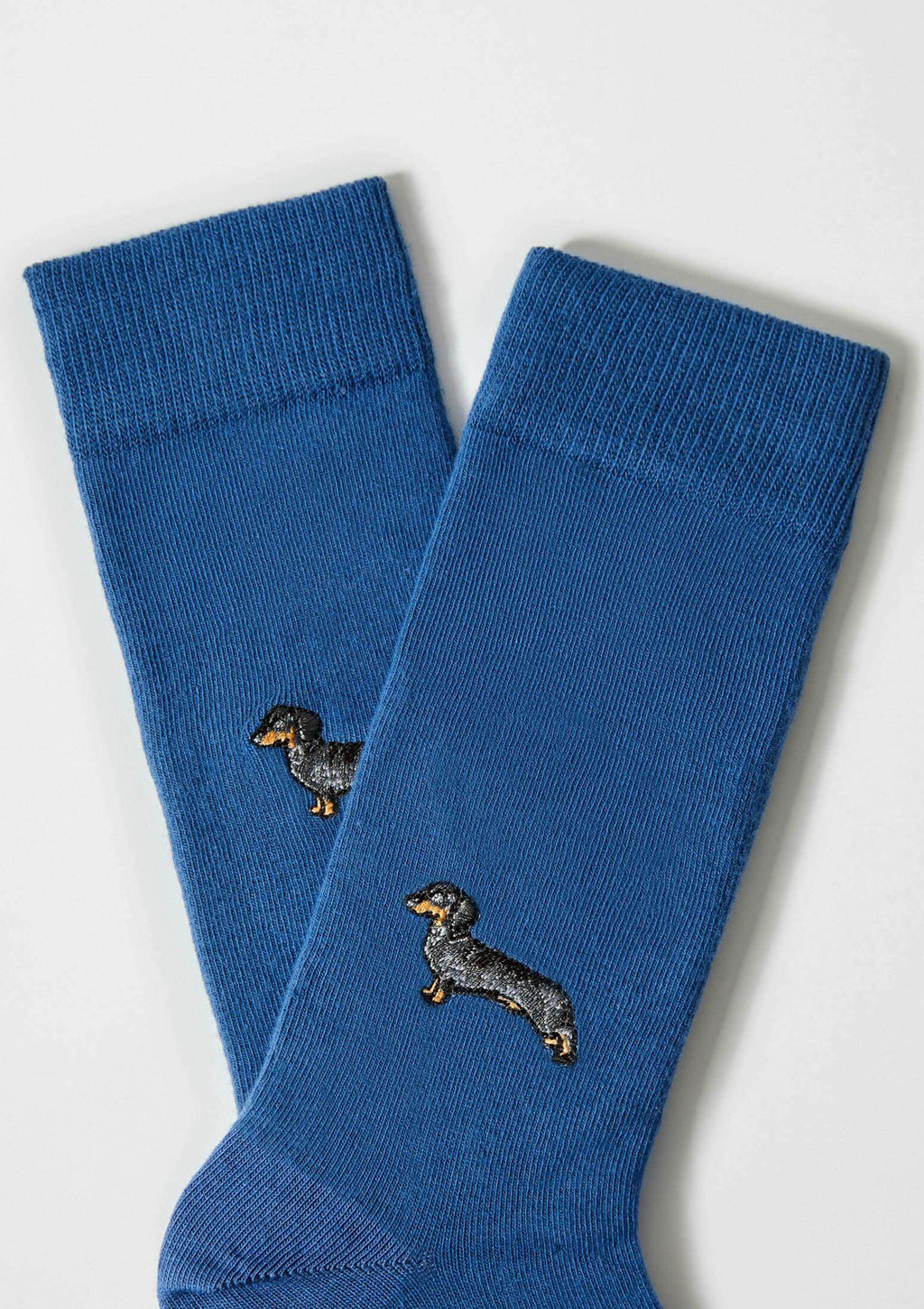 calcetines con bordado perros