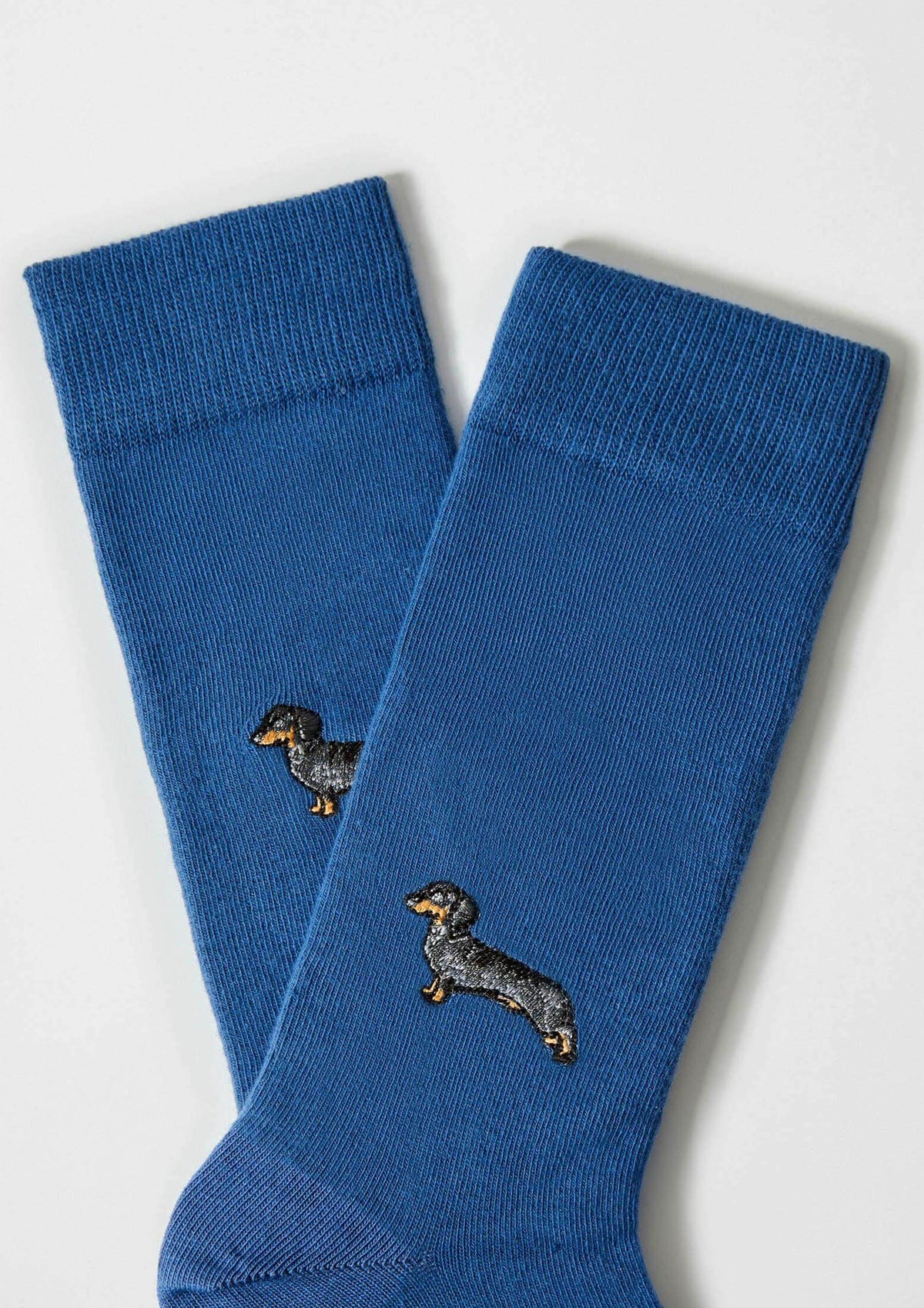 calcetines con bordado perros