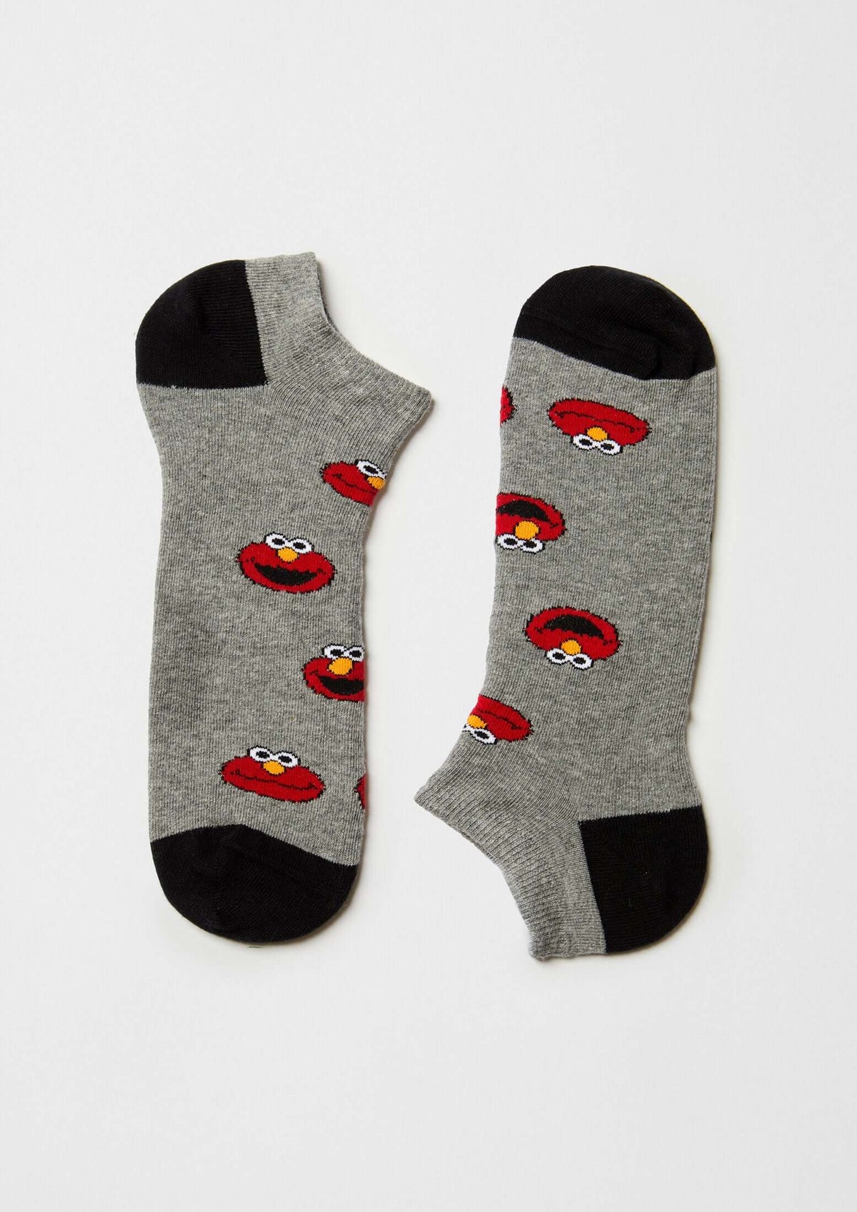 calcetines tobilleros grises